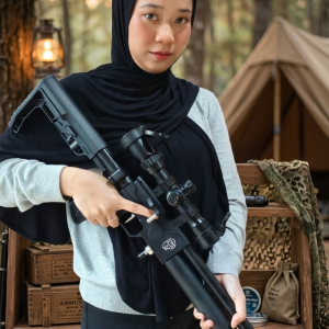 Senapan Angin Predator Mini Popor Lipat